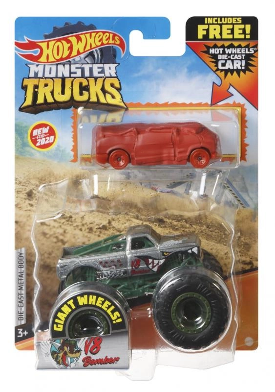 Mattel Hot Wheels Monster Truckss angličákem Skeleton Crew 1:64