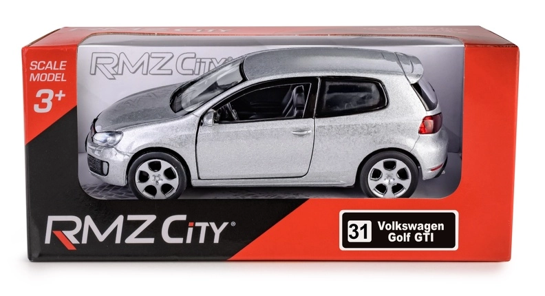 Kovový model RMZ City Volkswagen Golf GTI 1:32 s pull-back pohonem