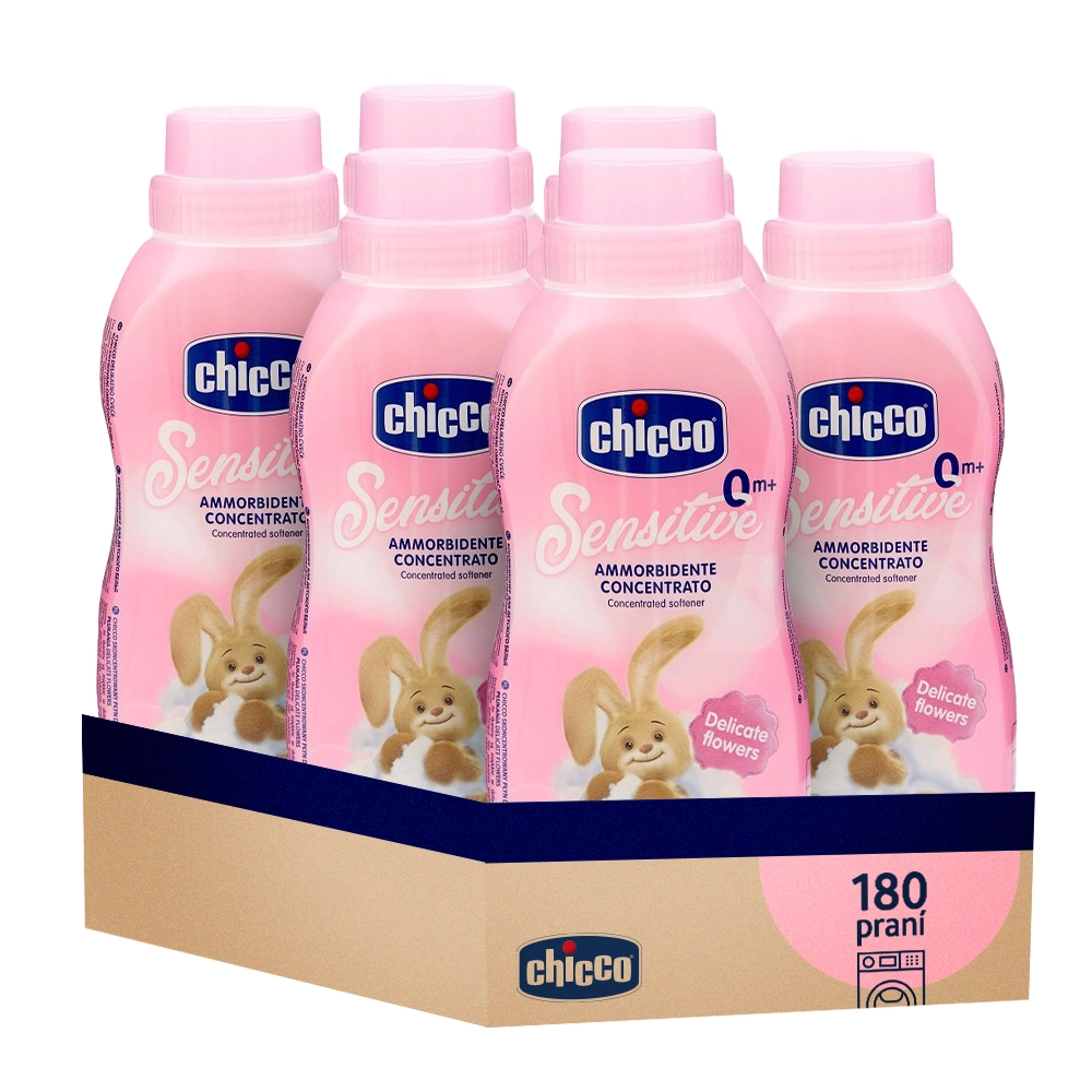 Chicco aviváž Baby Sensitive Květinové objetí, koncentrovaná 750 ml (6×30 praní)