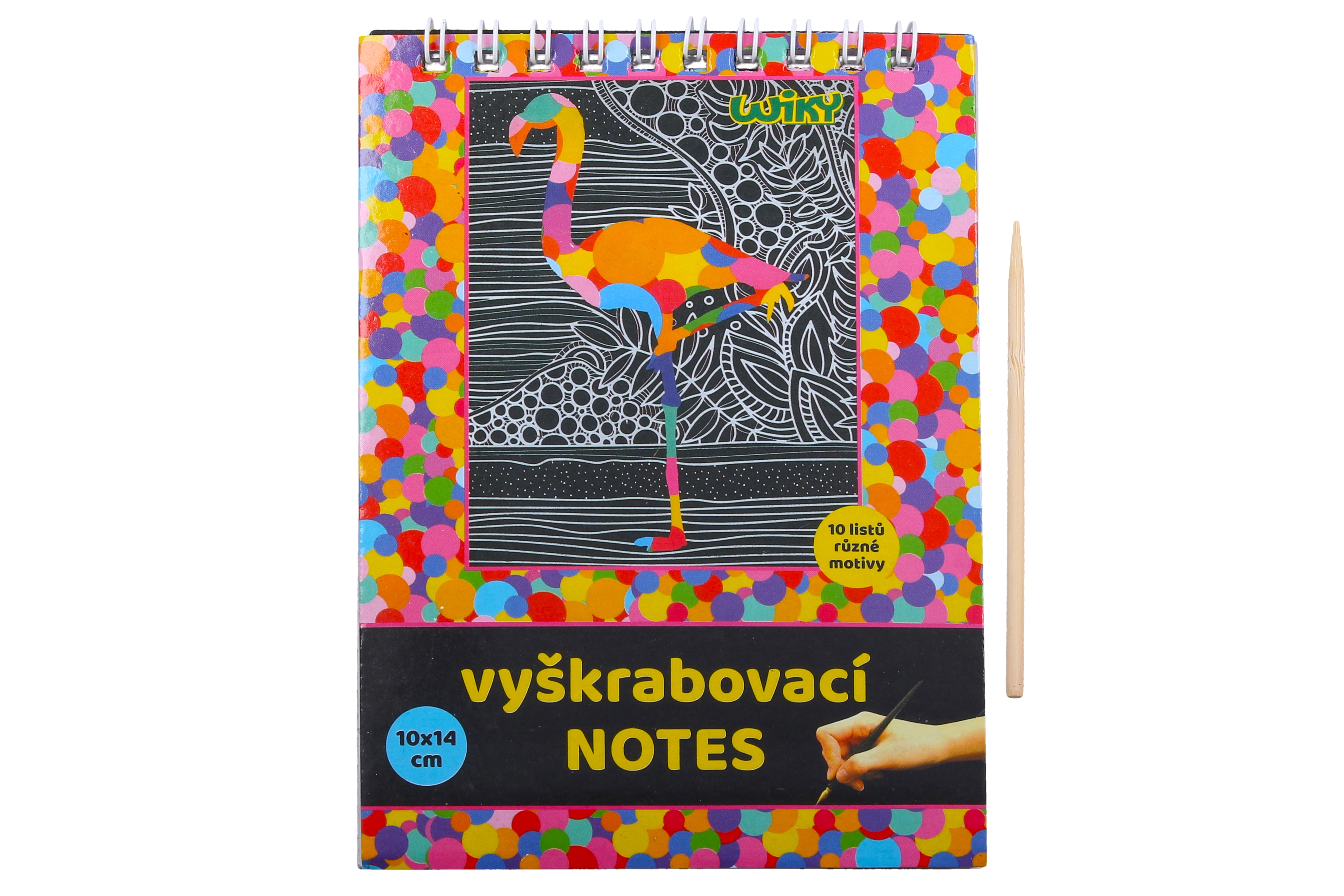 Levně WIKY Vyškrabovací notes 10x14cm 10 listů