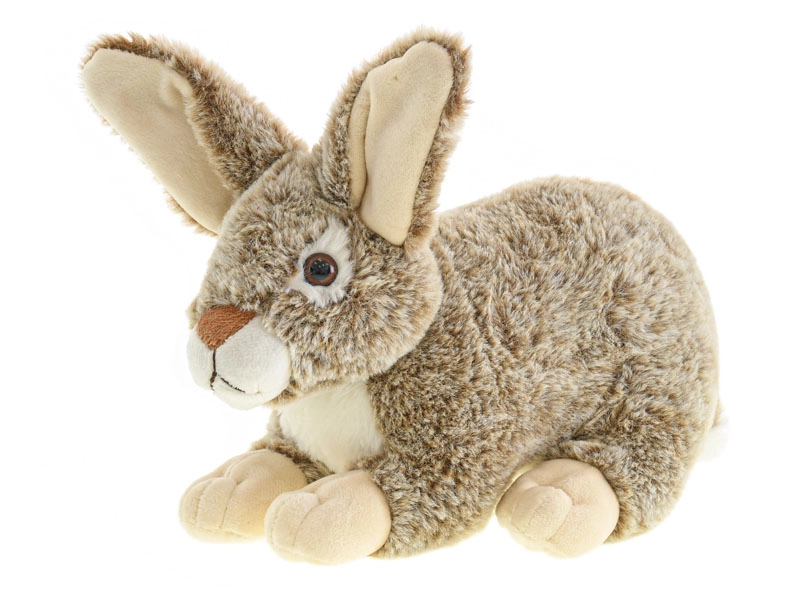 Plyšový králíček 28 cm, hnědý