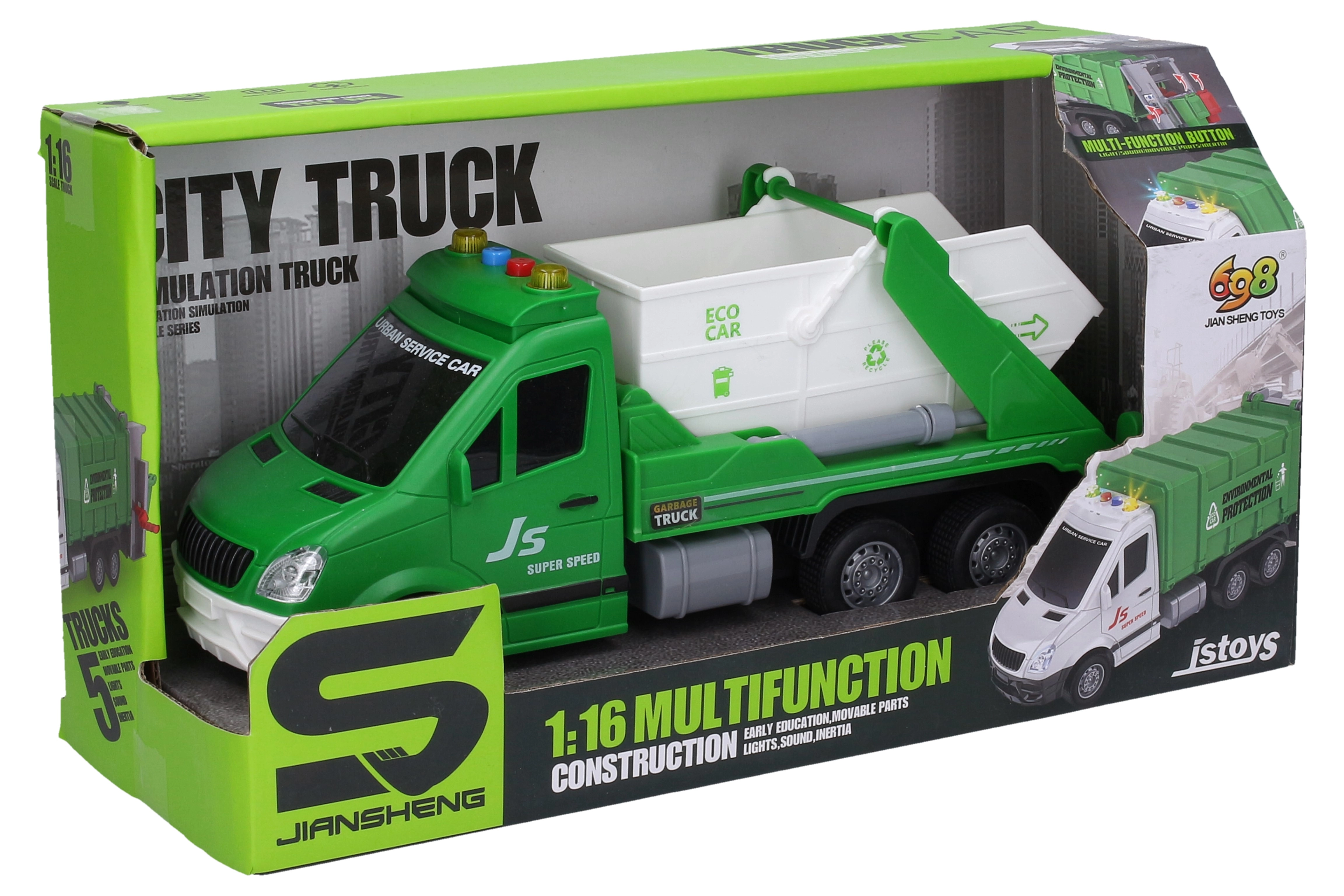 Wiky Vehicles Auto úklidové s efekty 29 cm