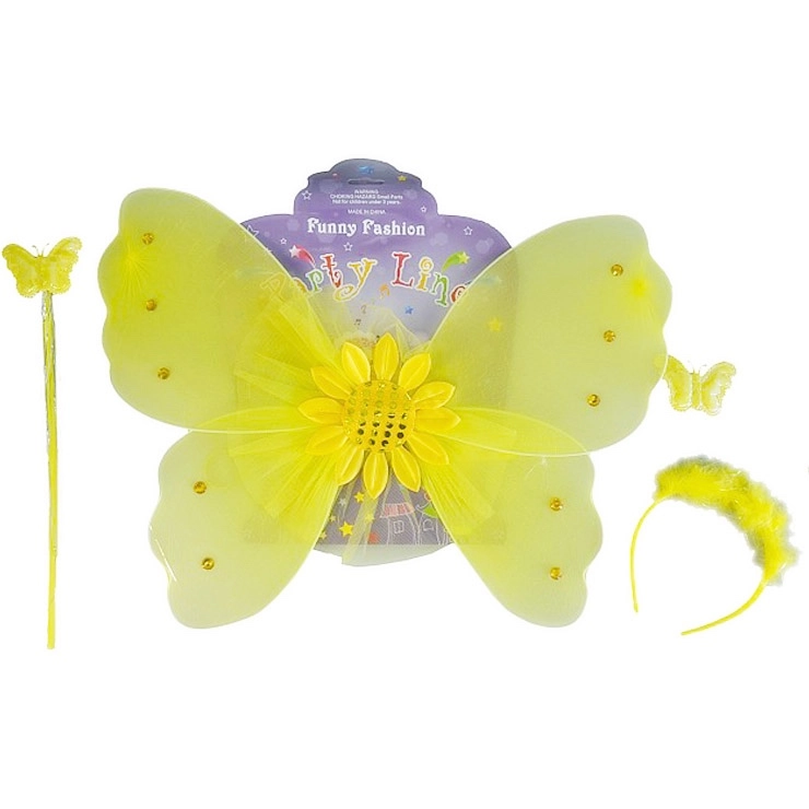 Dětský kostým slunečnice s křídly