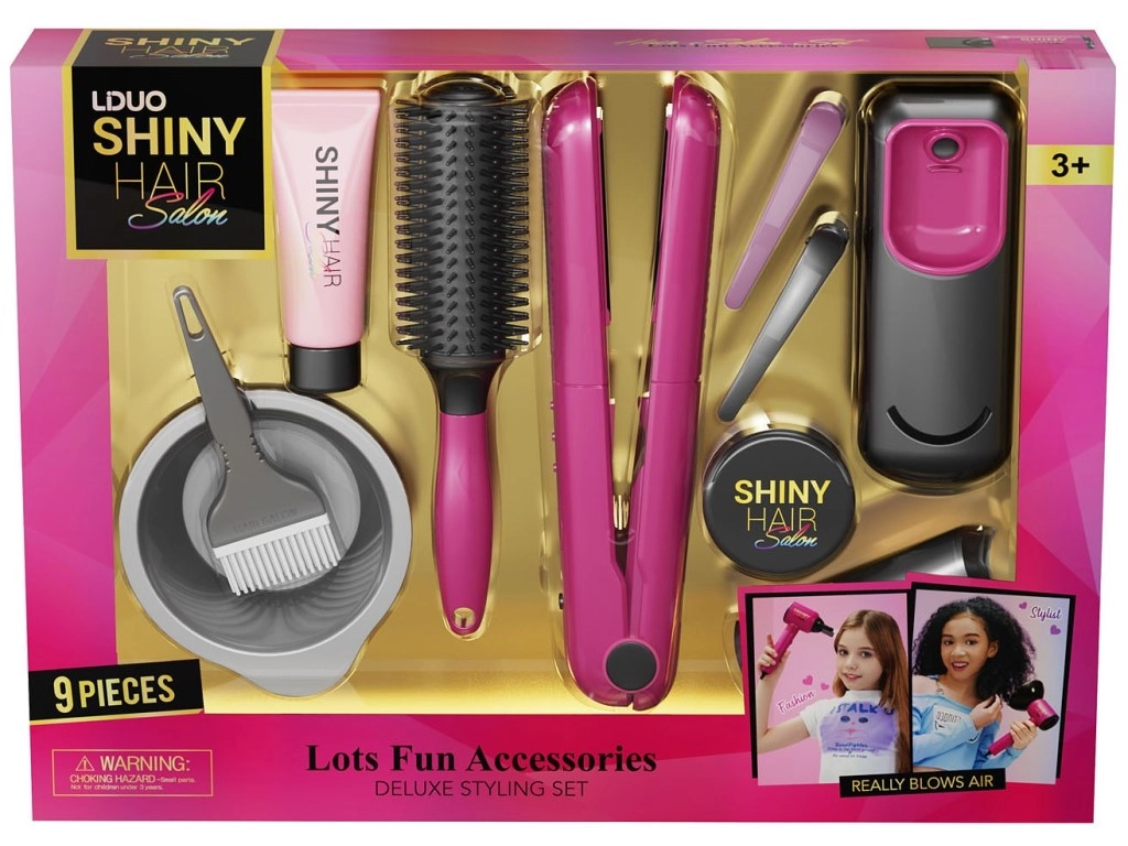 Vlasové studio pro děti s bateriovým osvětlením