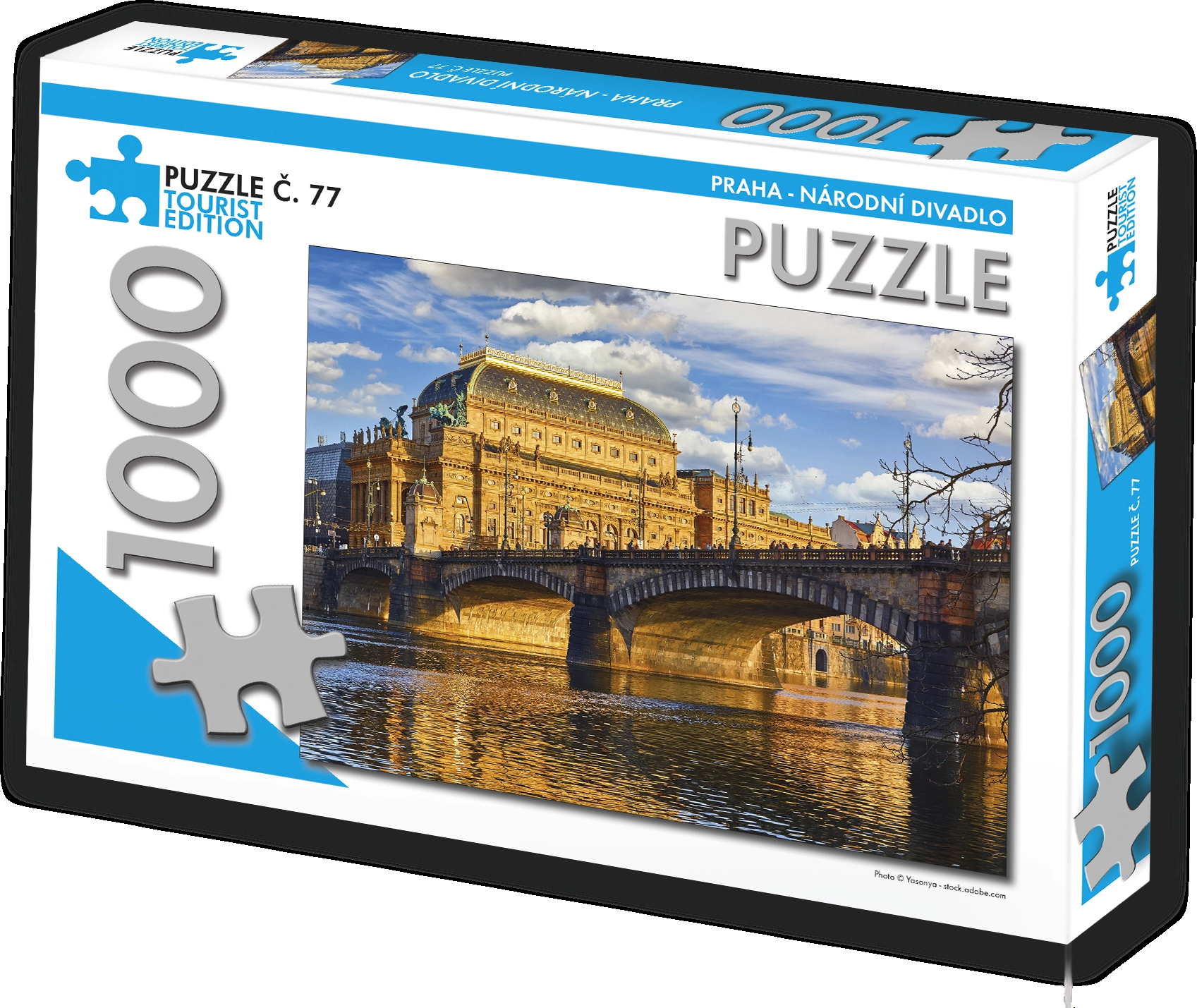 TOURIST EDITION Puzzle Praha - Národní divadlo 1000 dílků (č.77)