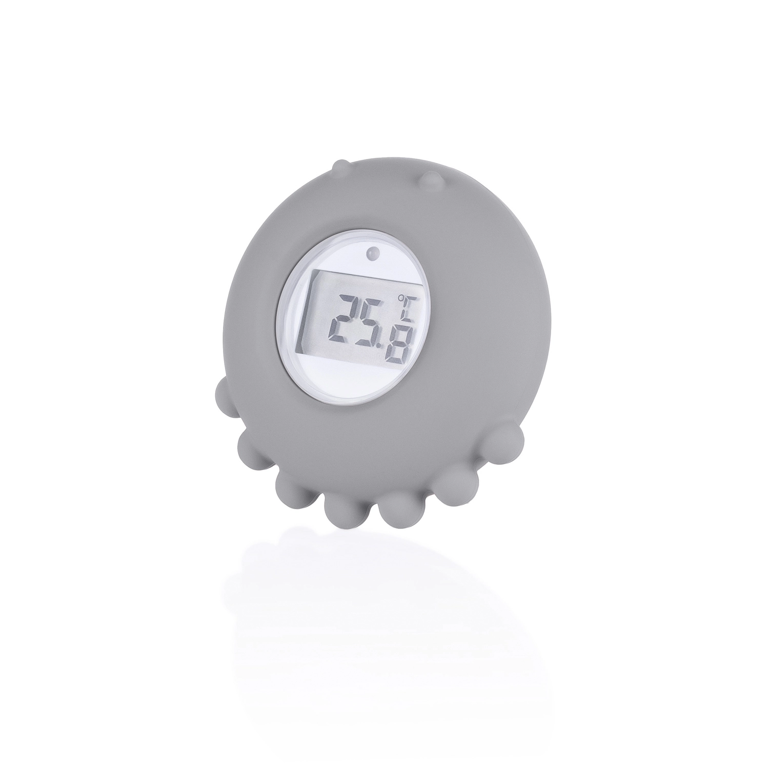Zopa Silicone Digital Thermometer 2in1 digitální teploměr do vany Dove Grey 1 ks