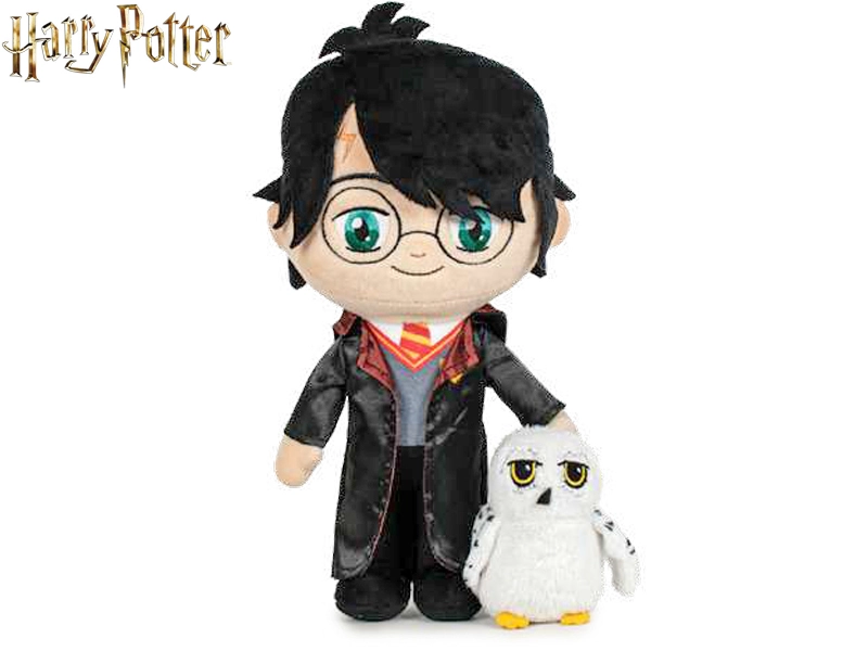 Plyšová hračka Harry Potter s Hedvikou 29 cm