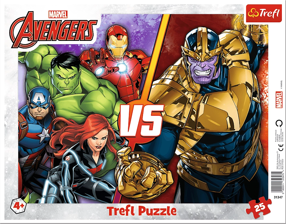 Levně TREFL Nepřemožitelný tým Avengers 25 dílků