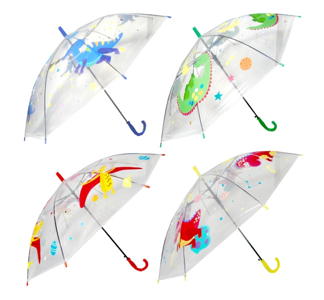 Dětský automatický deštník s dinosaury