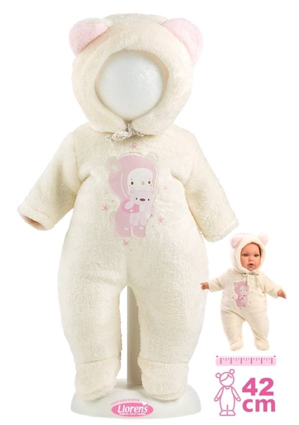 Obleček pro panenku NEW BORN 40–42 cm, 2dílný