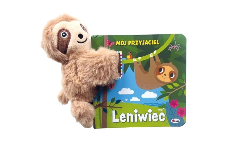 Můj kamarád lenochod s plyšovou maskotkou
