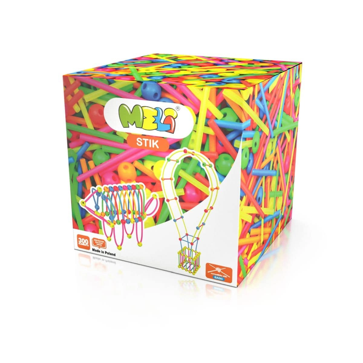 Stavebnice MELI Stik Neon 300 ks