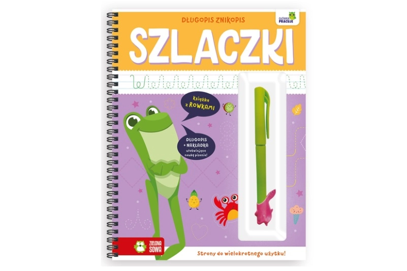 Długopis znikopis – šablony a kličky