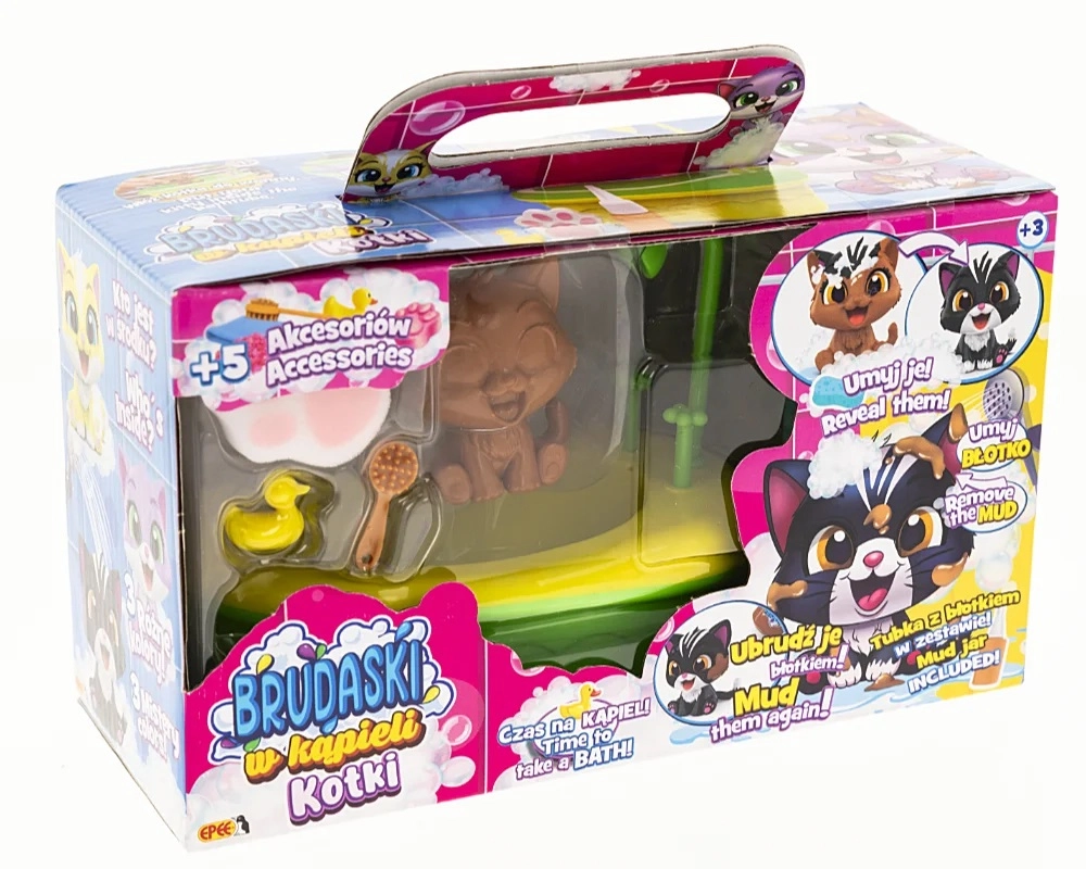 Koťátko Lusia do vany – interaktivní koupací set