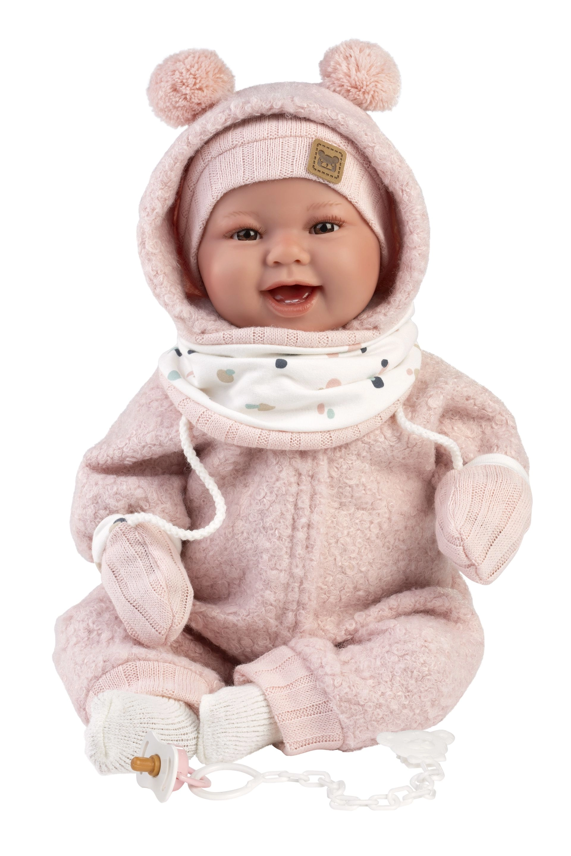 Levně Llorens New Born realistické miminko se zvuky, měkké tělíčko 44 cm