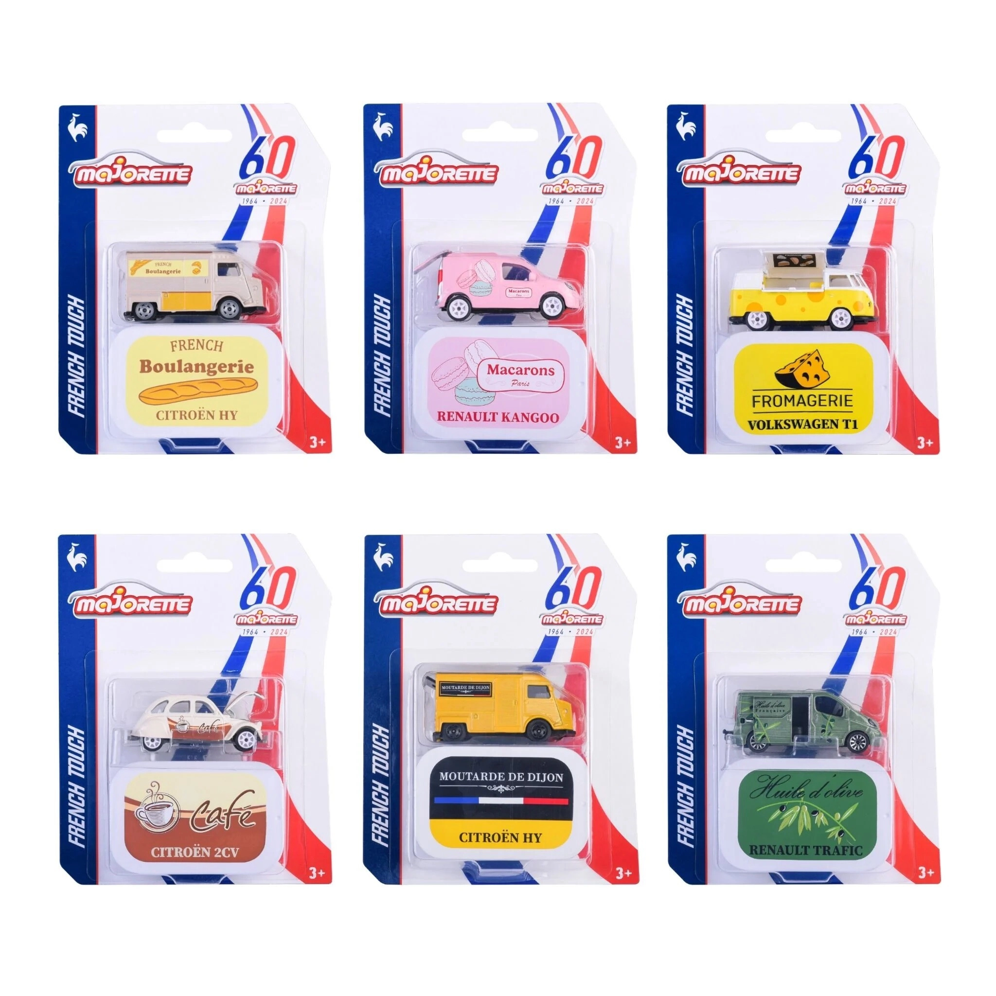 Majorette French Touch Deluxe – kovové modely aut 1:64 v dárkové krabičce