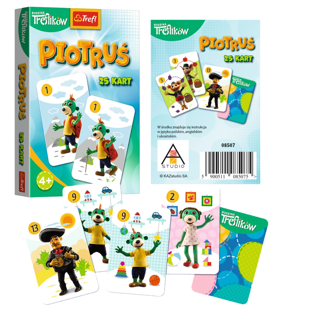 Karty Piotruś – Rodina Trefíků od Trefl