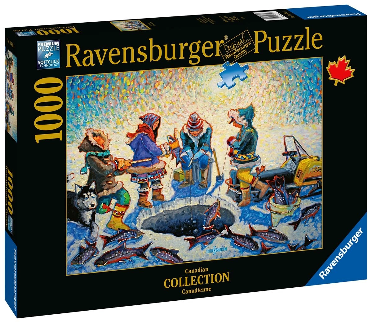 Ravensburger 2D Łowienie pod lodem 1000 dílků
