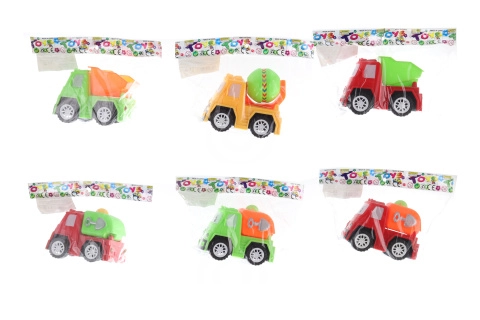 Plastové stavební auto s očima pro děti