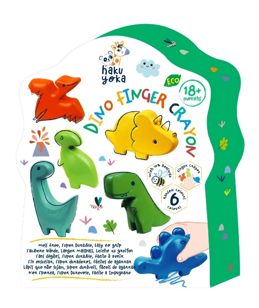 Prstové voskovky Dinosaři pro nejmenší