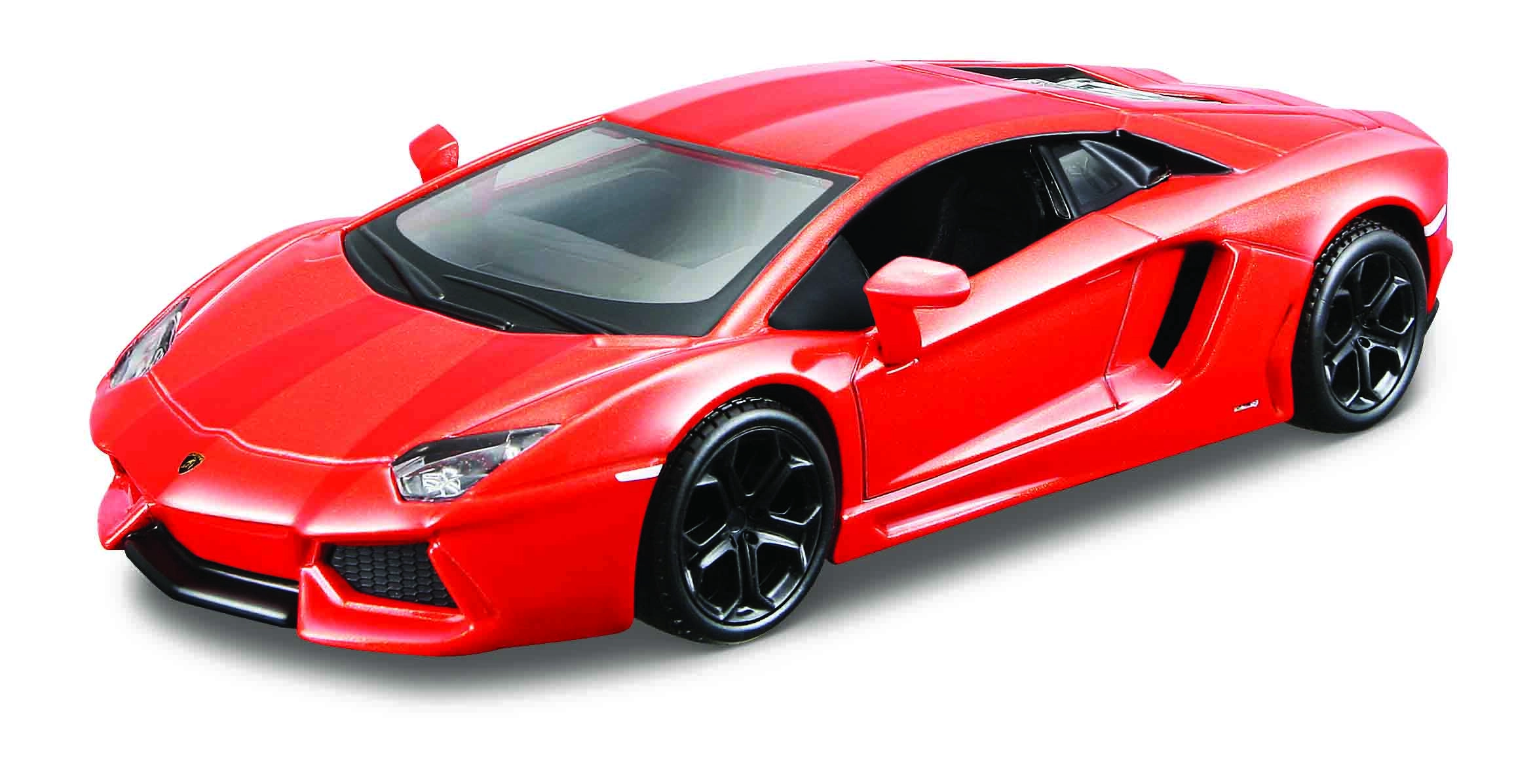 Levně Bburago Plus Lamborghini Aventador Coupe oranžová 1:32