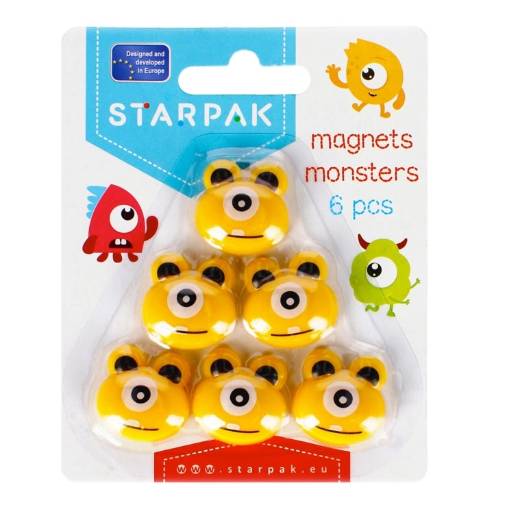 Magnetky příšerky – sada silných magnetů (6 ks)