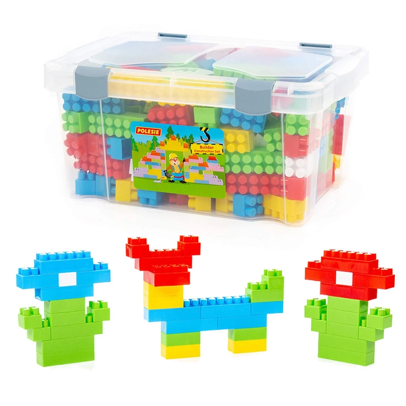 Stavebnice v kufříku 174 dílků