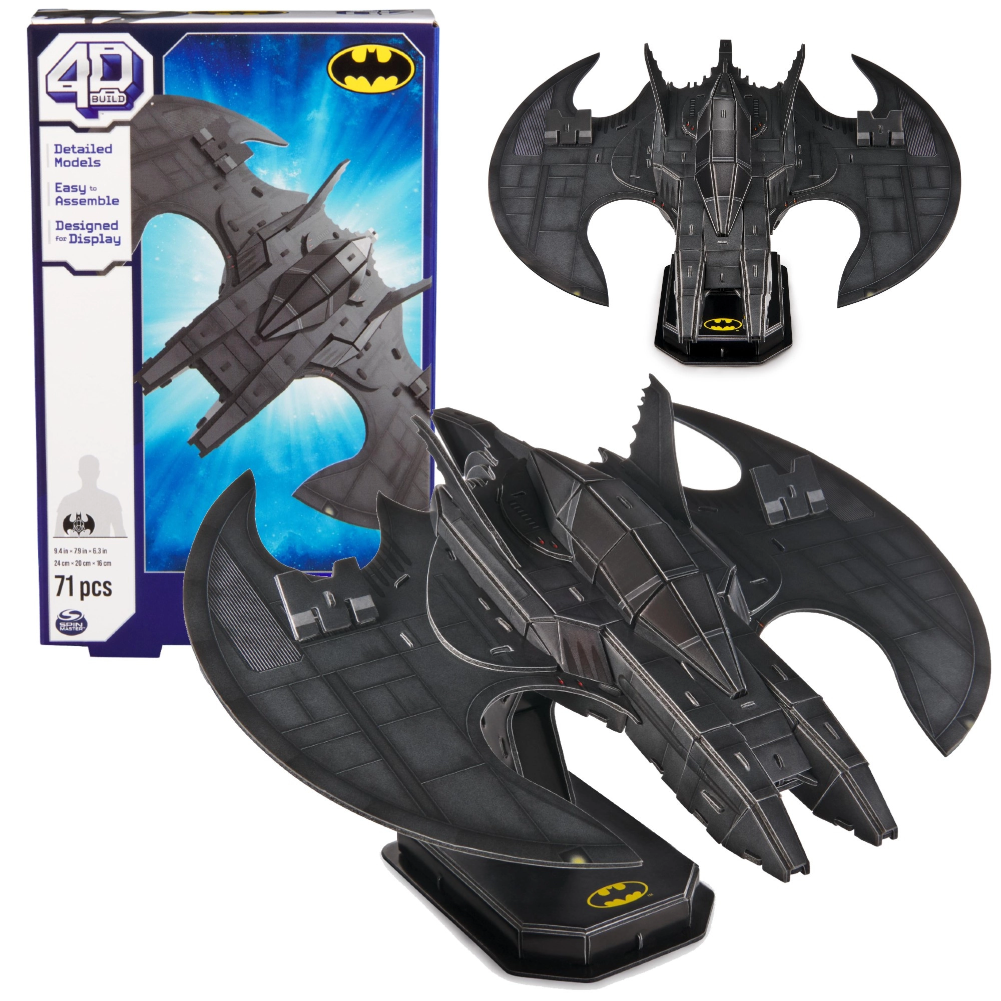 Puzzle 4D Build Batman Batwing 3D model k sestavení