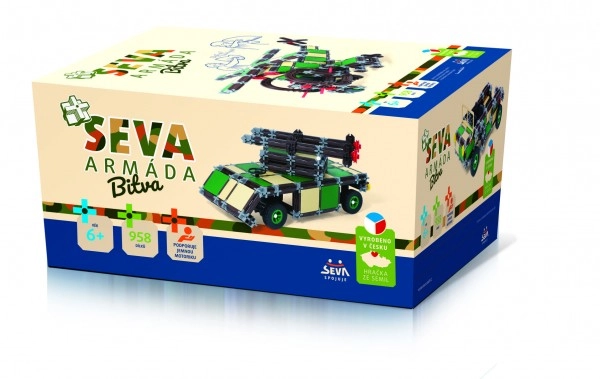 Levně SEVA Armáda - Bitva, JUMBO 958 ks