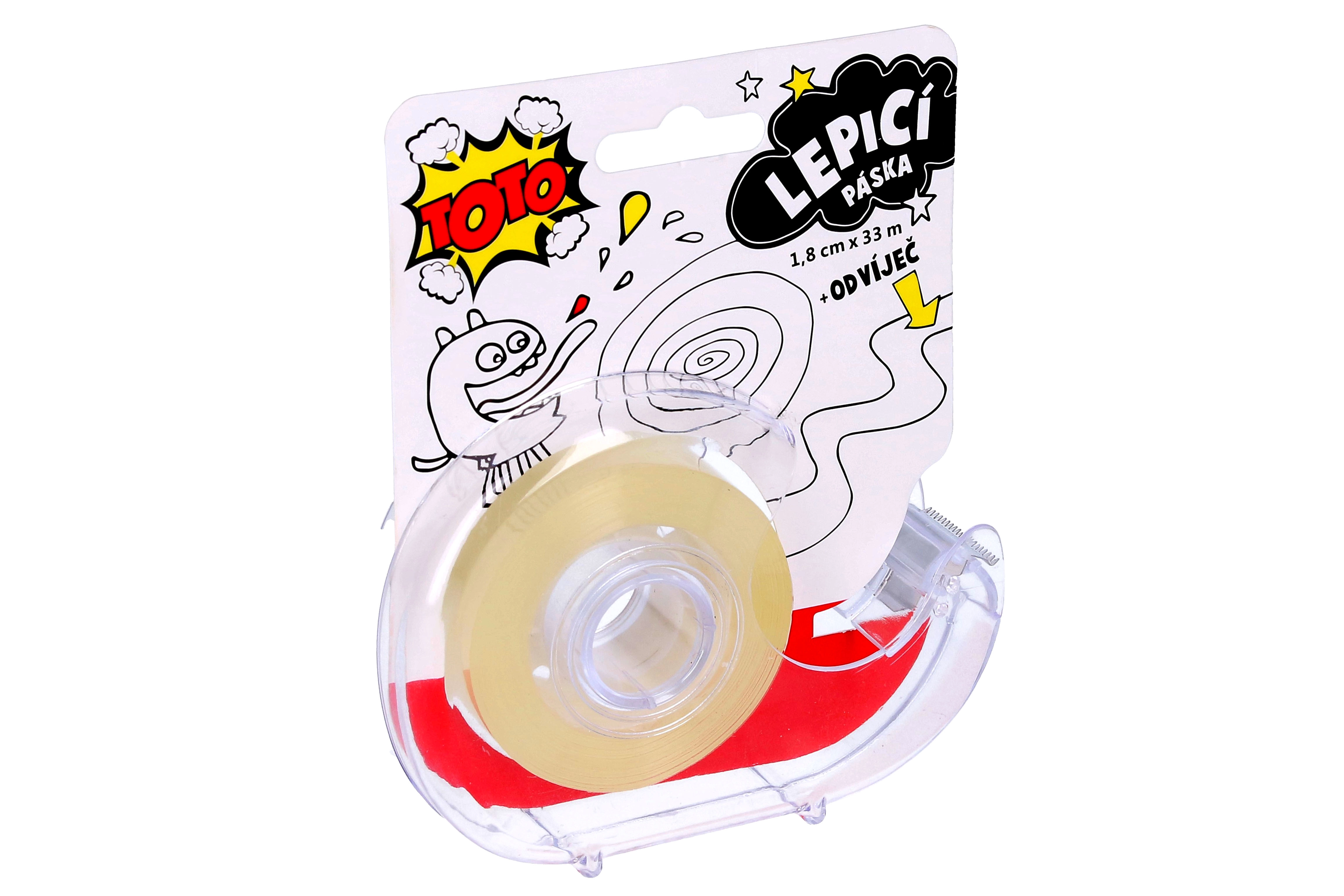 Levně TOTO Lepící páska 1,8 cm x 33 m