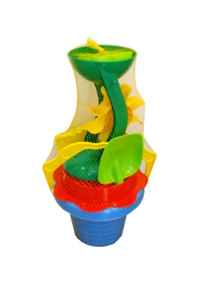 Sada na písek s mlýnkem, vroubkovaná