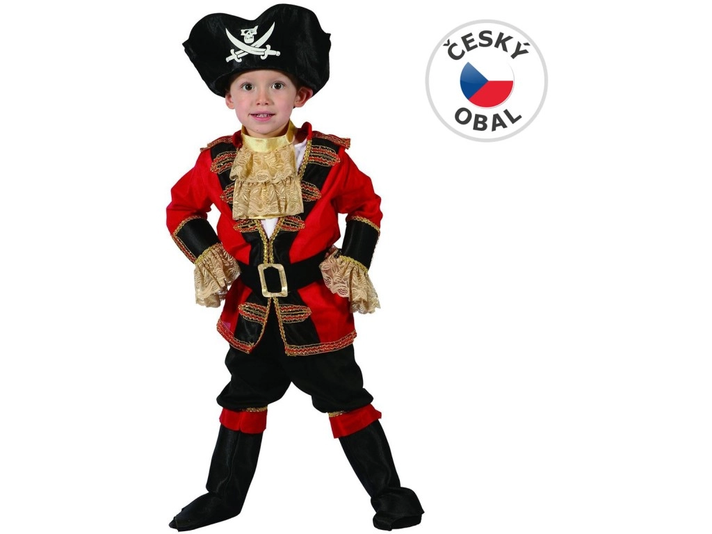 Dětský karnevalový kostým Pirát 92-104 cm