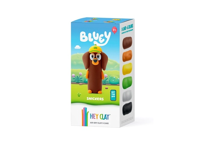 Hey Clay Bluey Snickers – sada s 5 kelímky