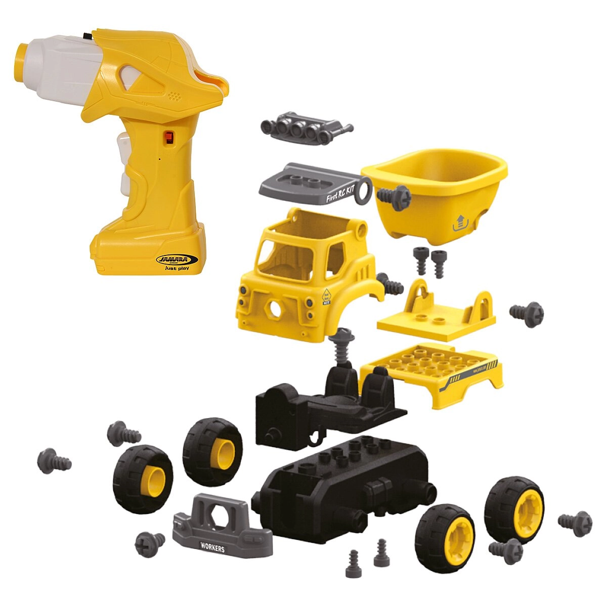 Jamara sklápěč First RC Kit se šroubovákem, 27 dílů