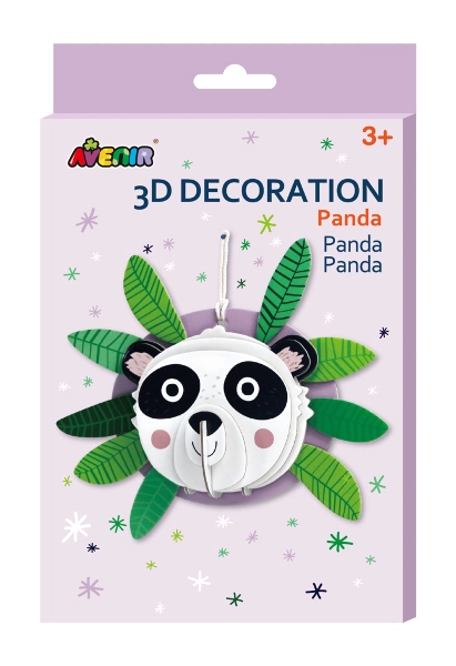Levně Avenir 3D dekorace na zeď Panda
