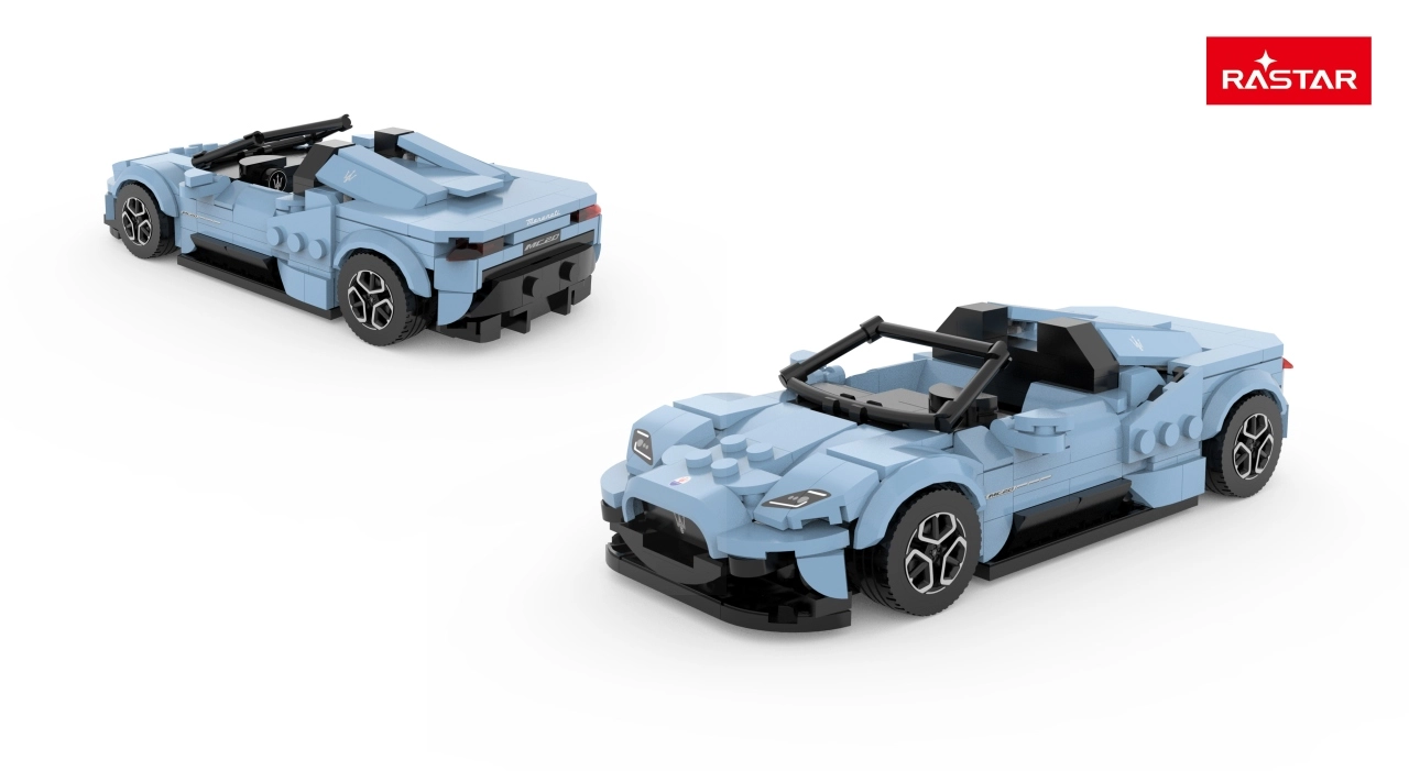 Stavebnice auta MASERATI MC20 1:30 modrá Rastar