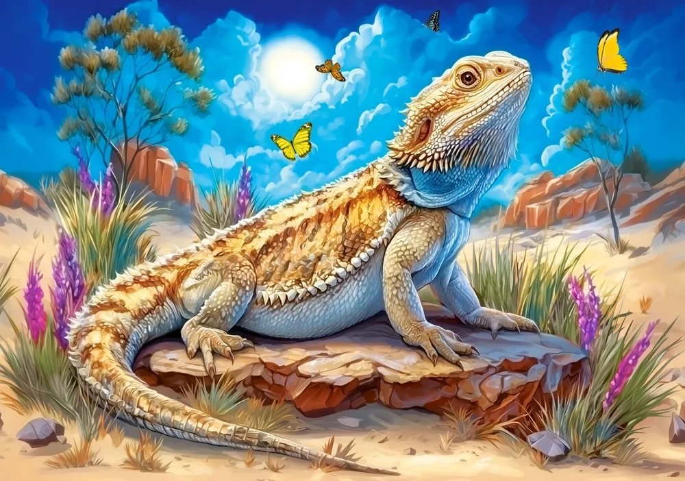 Puzzle Ještěří král 500 dílků CASTORLAND