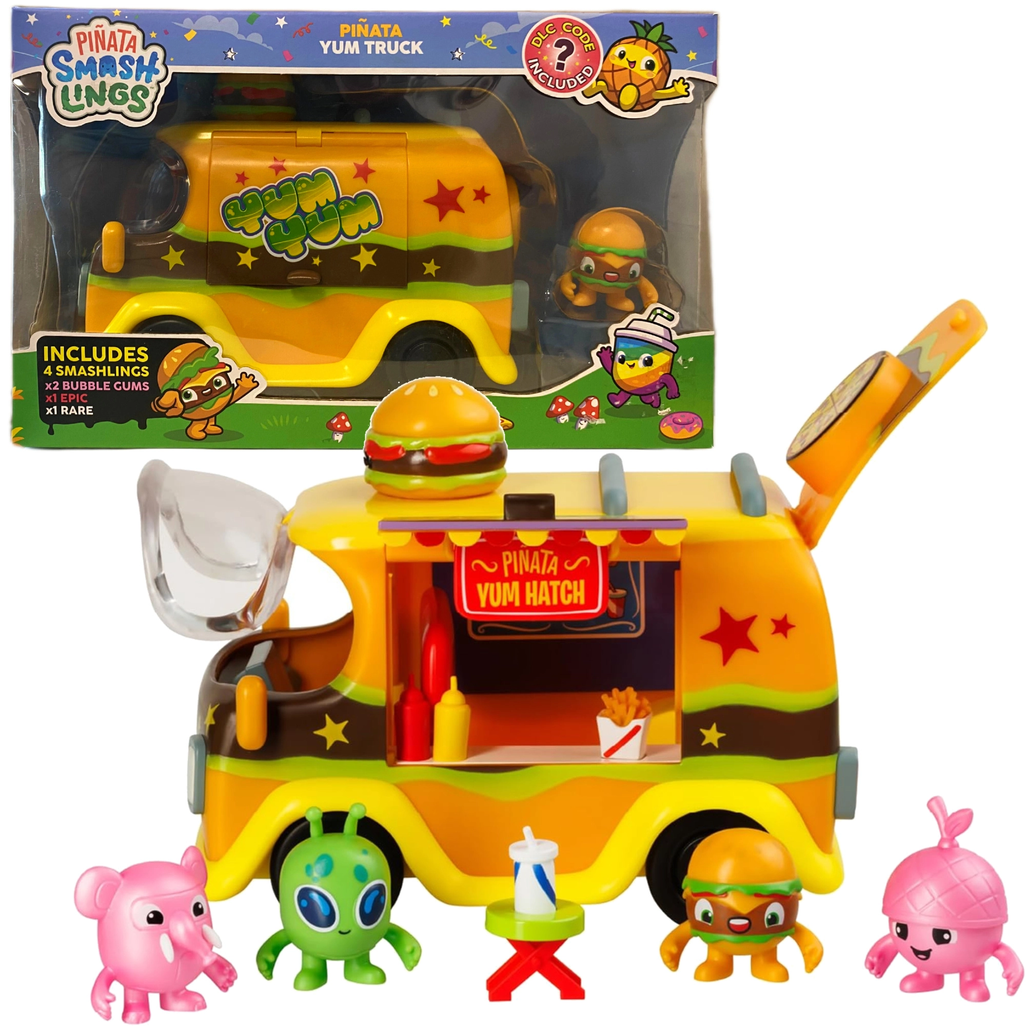 Pinata Smashlings Yum Truck – food truck se 4 figurkami