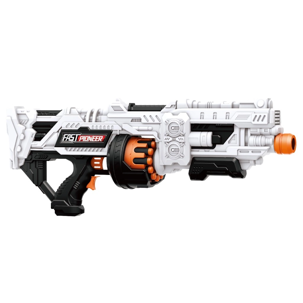 Levně Bateriový blaster s rotačním zásobníkem a 36 náboji