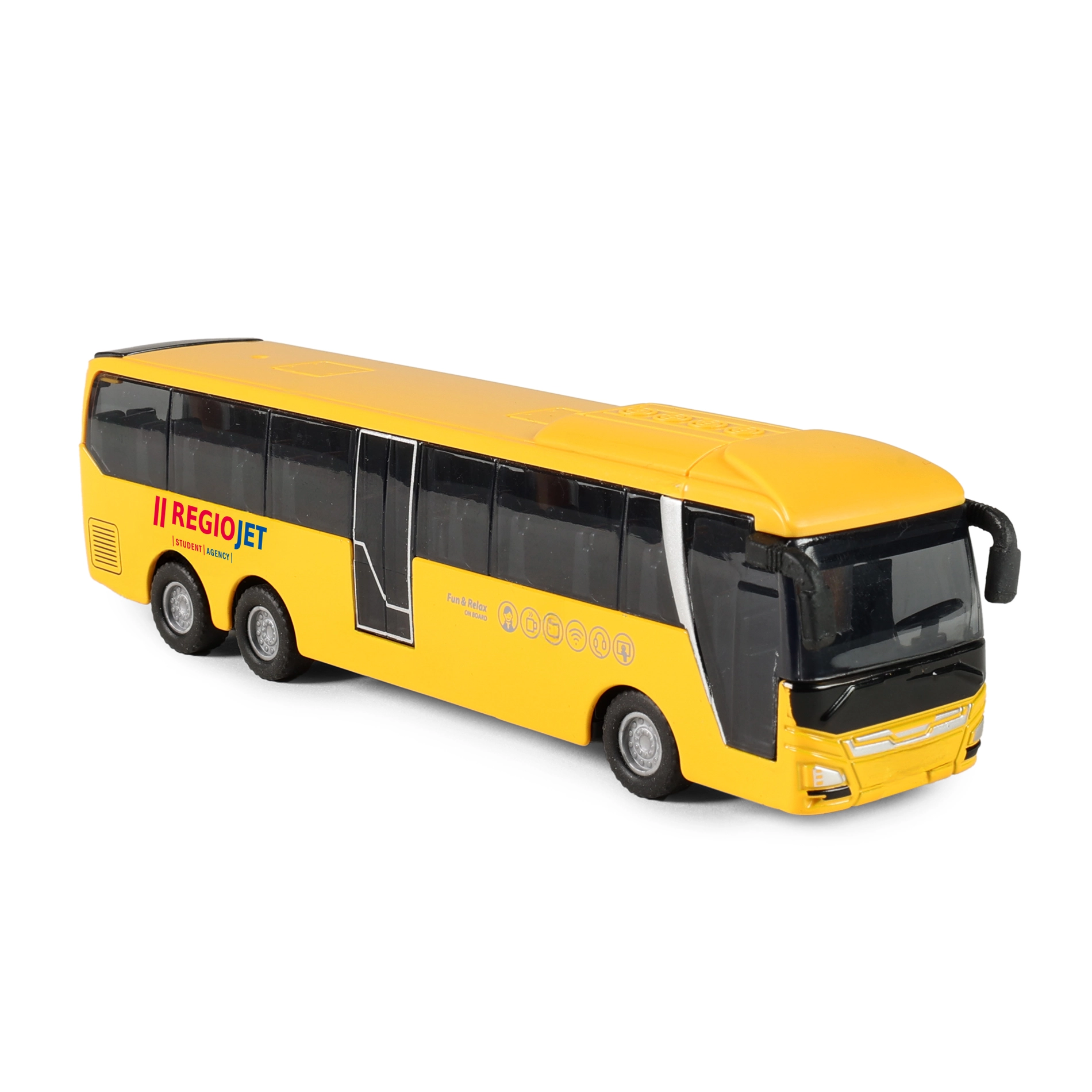 Kovový model autobusu RegioJet 15 cm