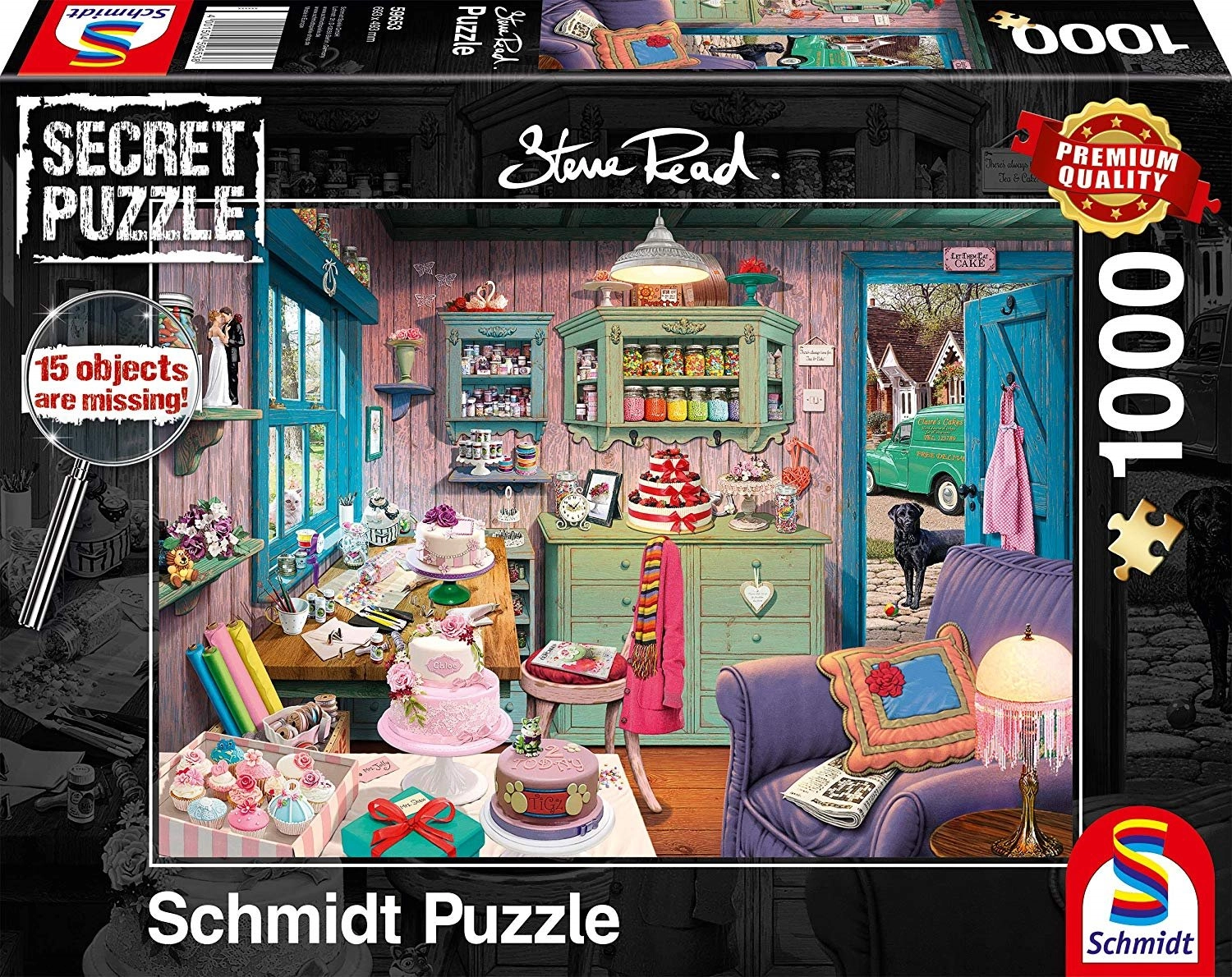 SCHMIDT Secret puzzle Babiččin pokoj 1000 dílků