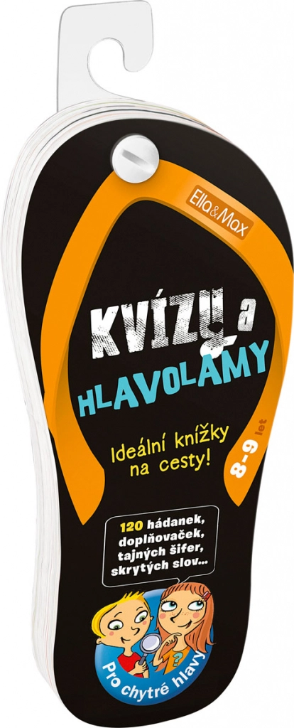 Kvízy a hlavolamy, 8-9 let – Zábava na cesty