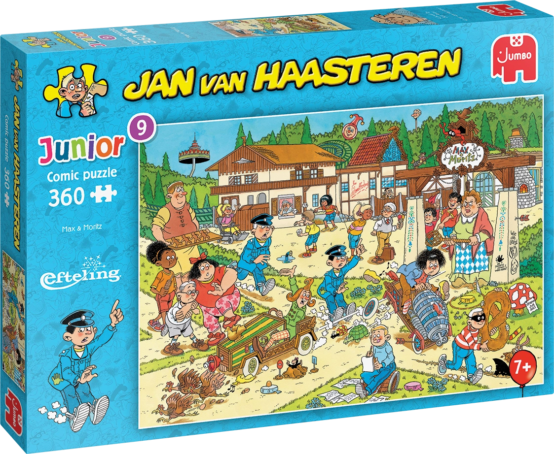 JUMBO Puzzle JvH Junior 9: Efteling Max a Moritz 360 dílků