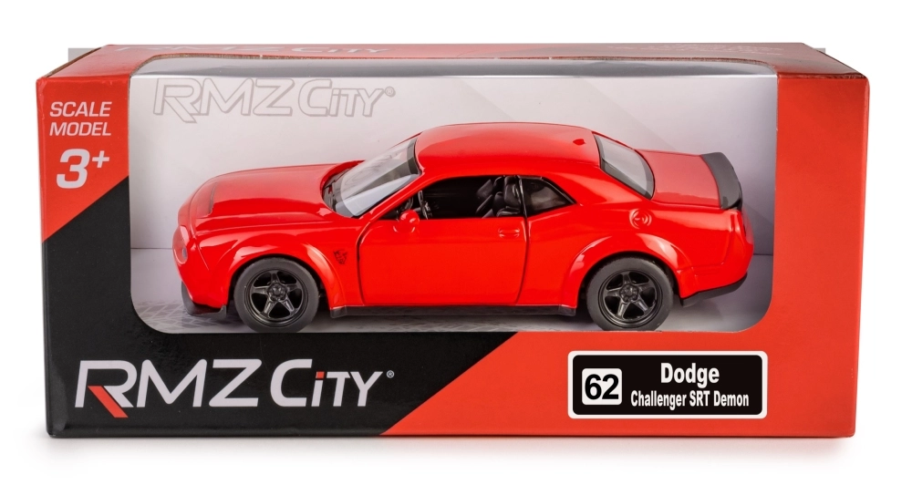 Kovový model auta Dodge Challenger SRT Demon 1:32 červený