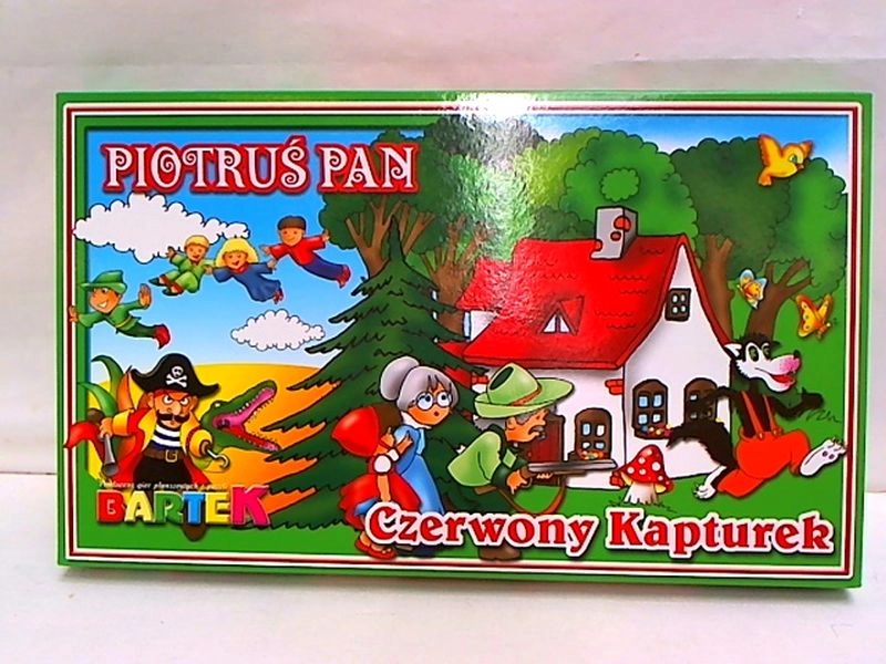 Sada 2 dětských her Červená Karkulka a Petr Pan