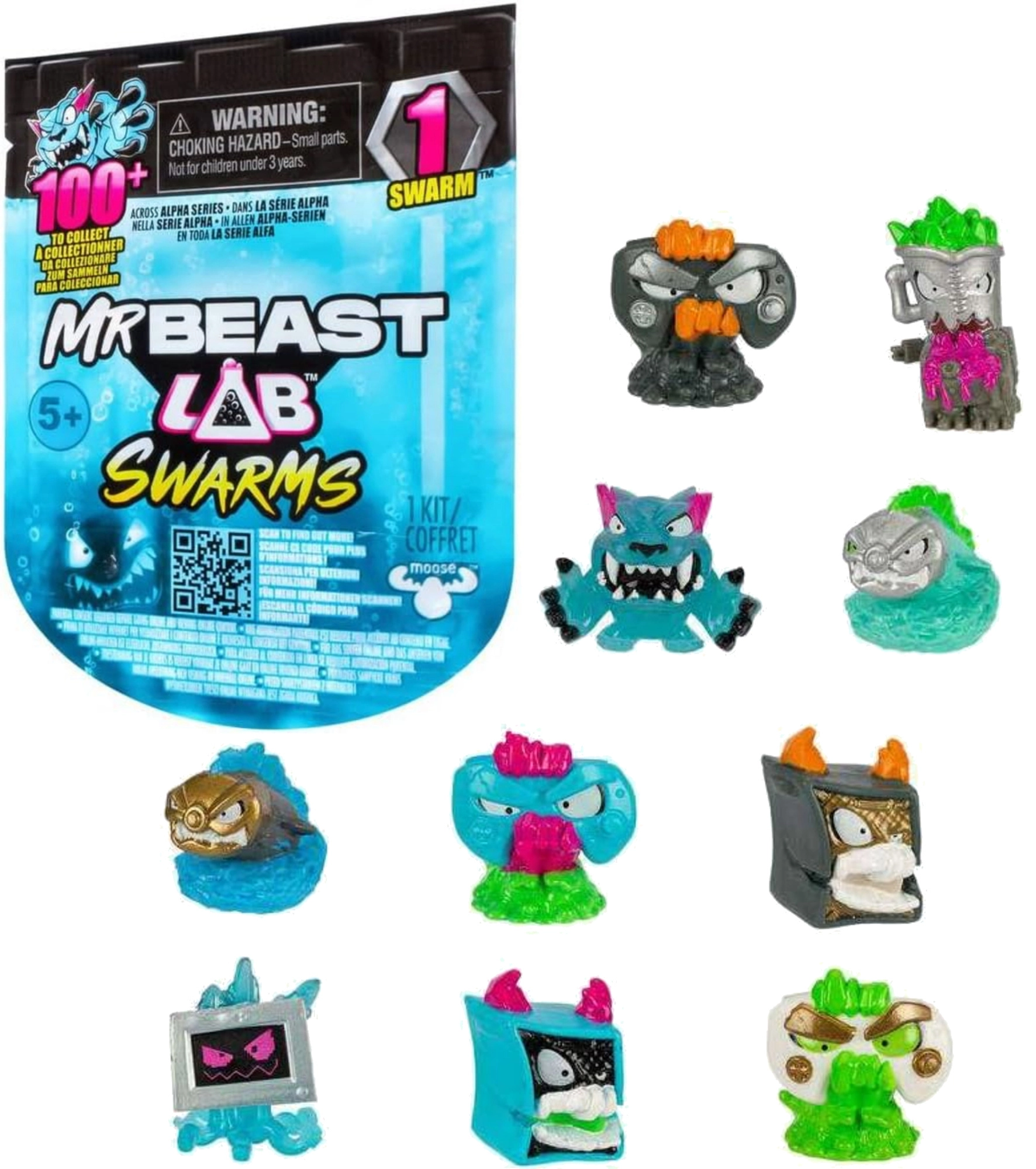 Figurka překvapení v sáčku MRBEAST LAB SWARMS Alpha
