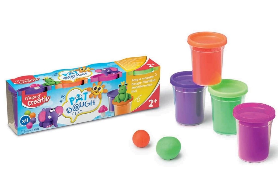 Levně Maped Modelovací hmota Creativ doplňkové barvy, 4 x 114 g