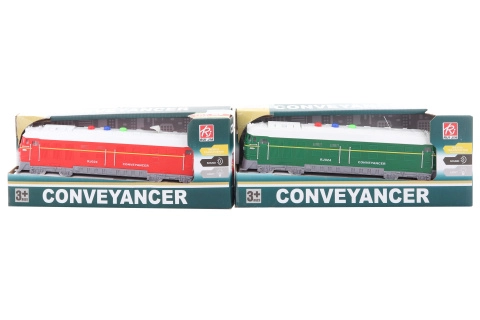 Bateriová lokomotiva se zvuky