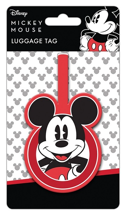Levně Visačka na kufr MICKEY MOUSE z gumy