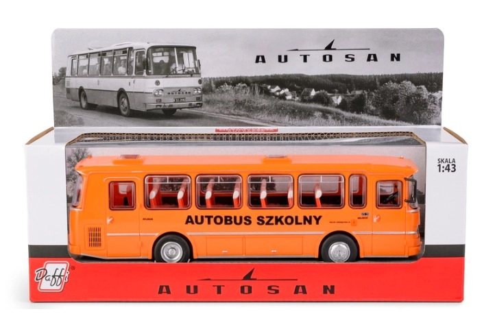 Sběratelský model autobusu Autosan H9-20 školní